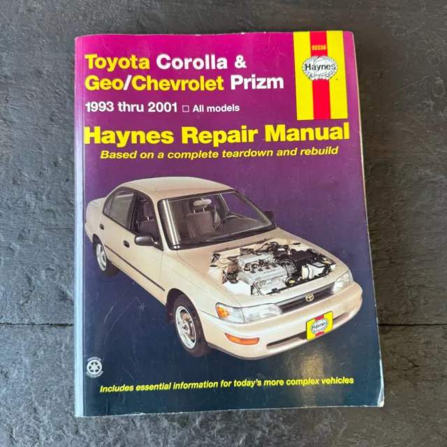 1997 geo prizm repair manual