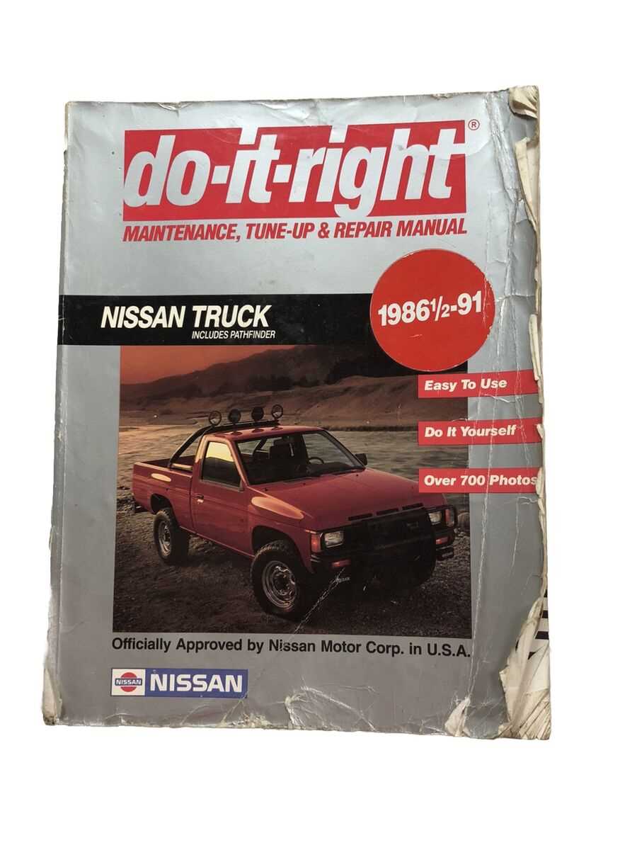 1997 nissan pickup repair manual