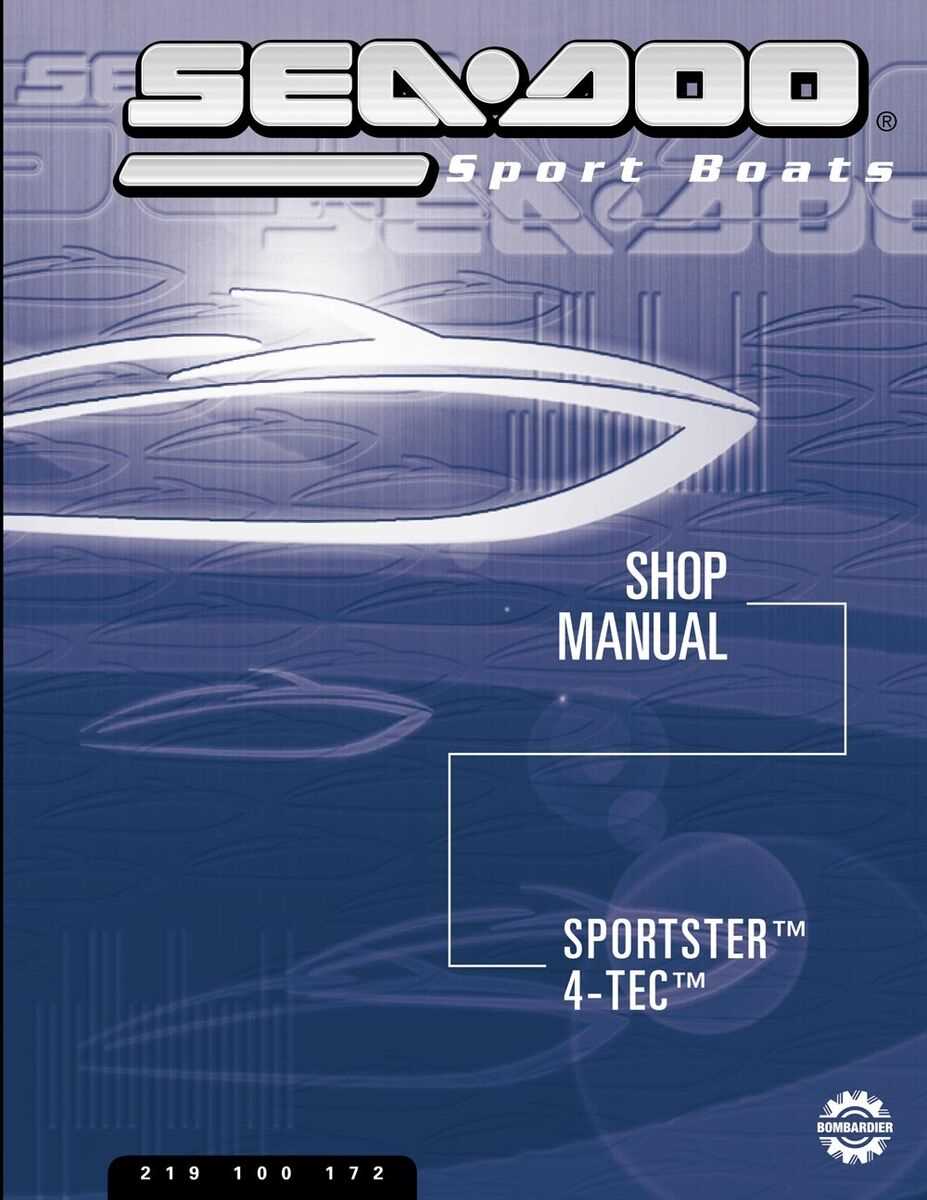 1997 seadoo speedster repair manual