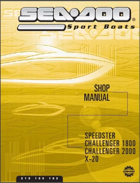 1997 seadoo speedster repair manual