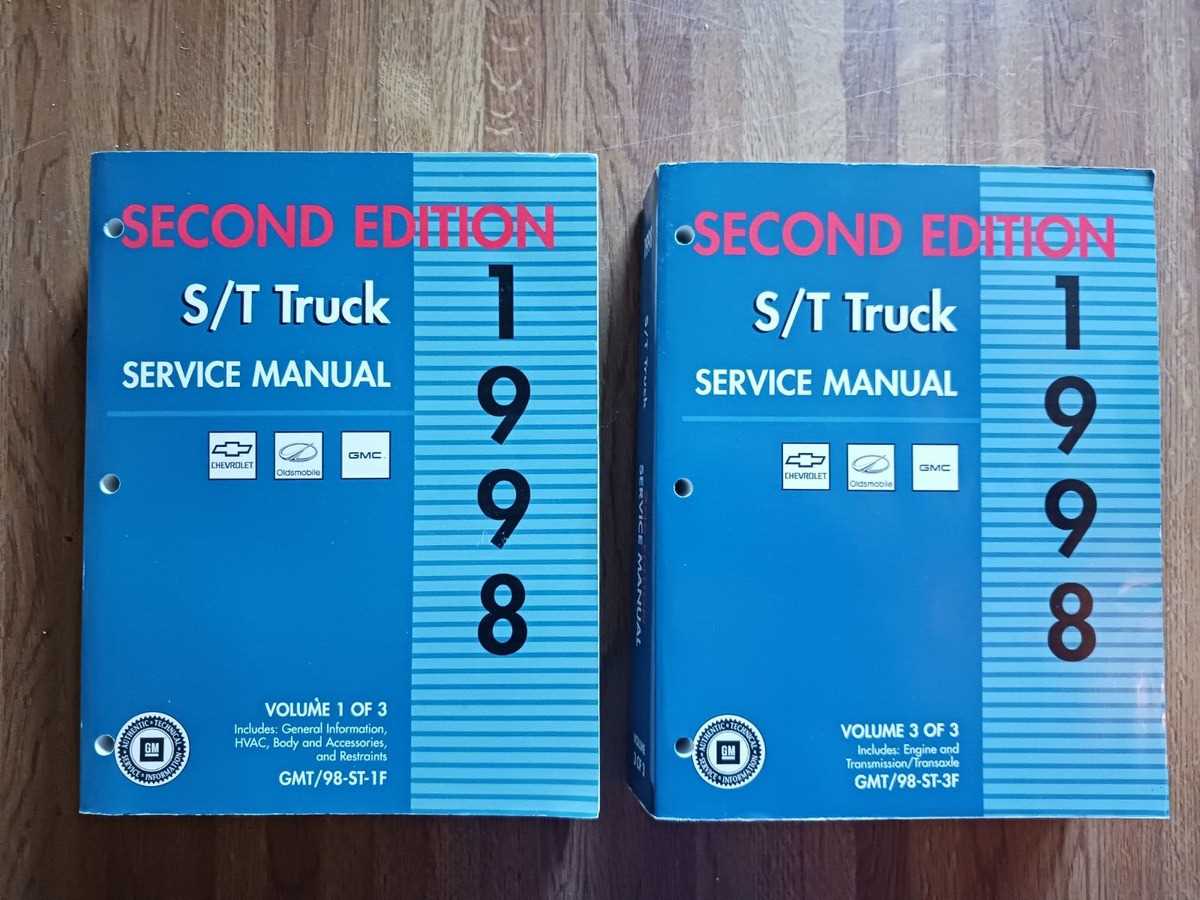 1998 chevrolet s10 repair manual