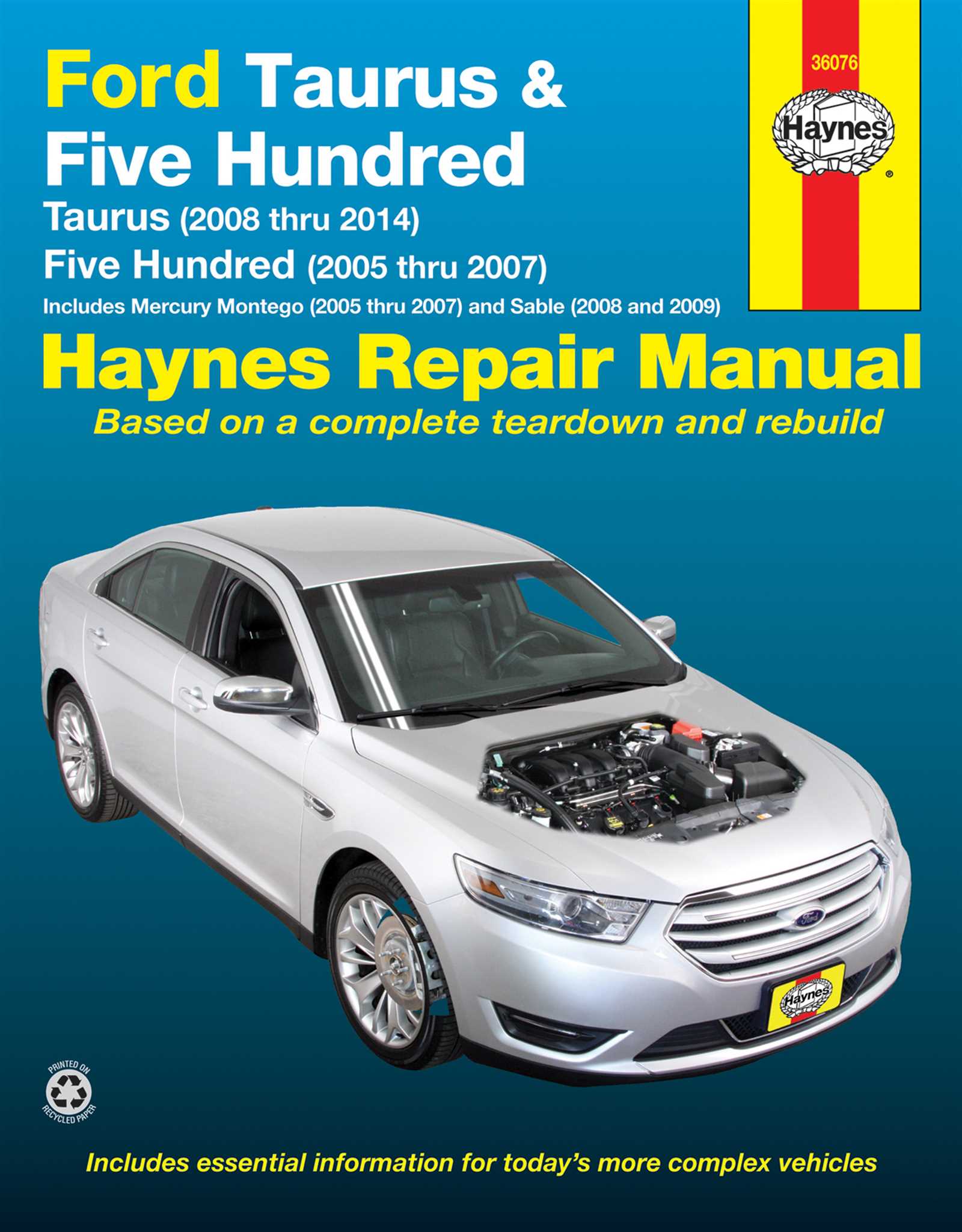 1998 mercury sable repair manual