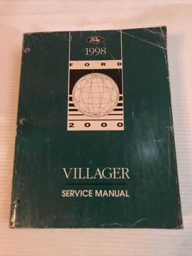 1998 mercury villager repair manual