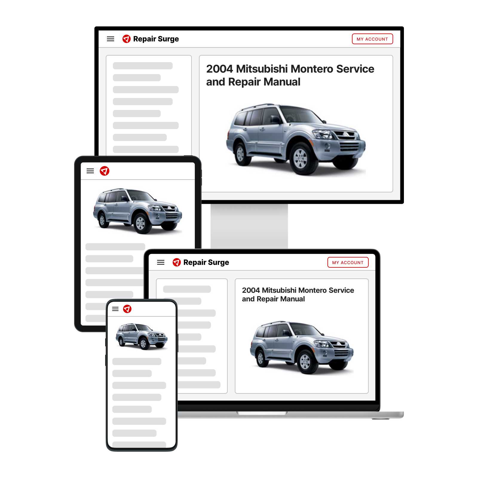 1998 mitsubishi montero sport repair manual