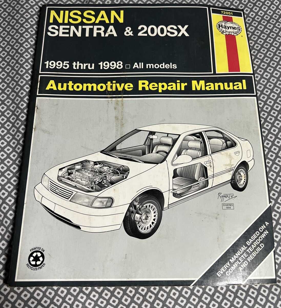 1998 nissan sentra repair manual