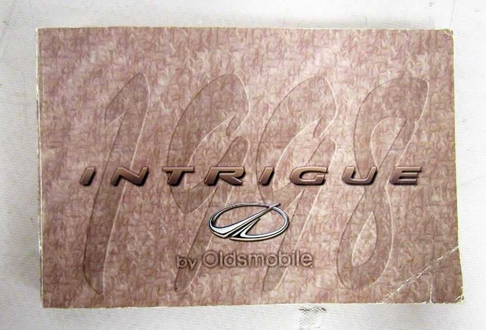 1998 oldsmobile intrigue repair manual