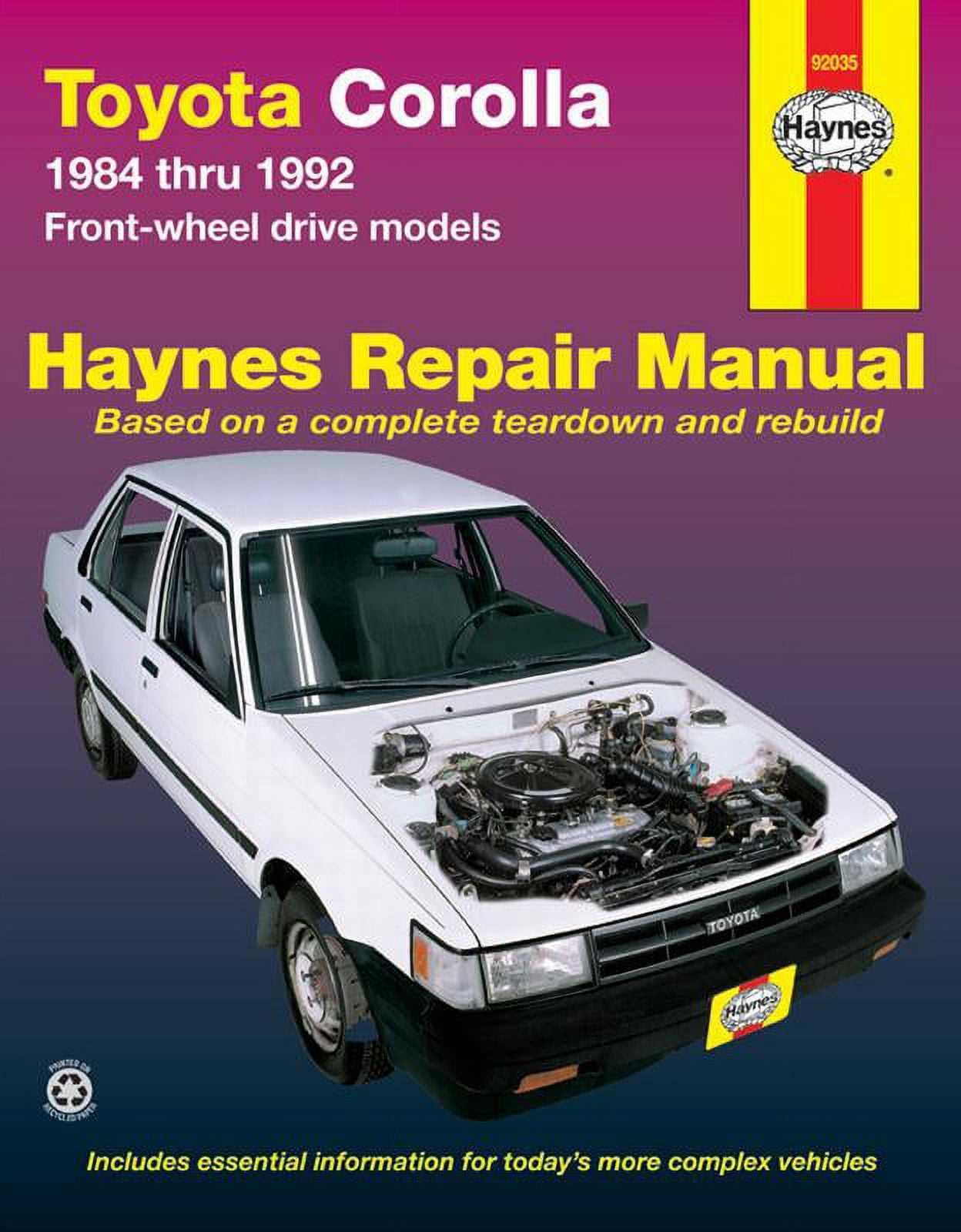 1998 toyota corolla repair manual