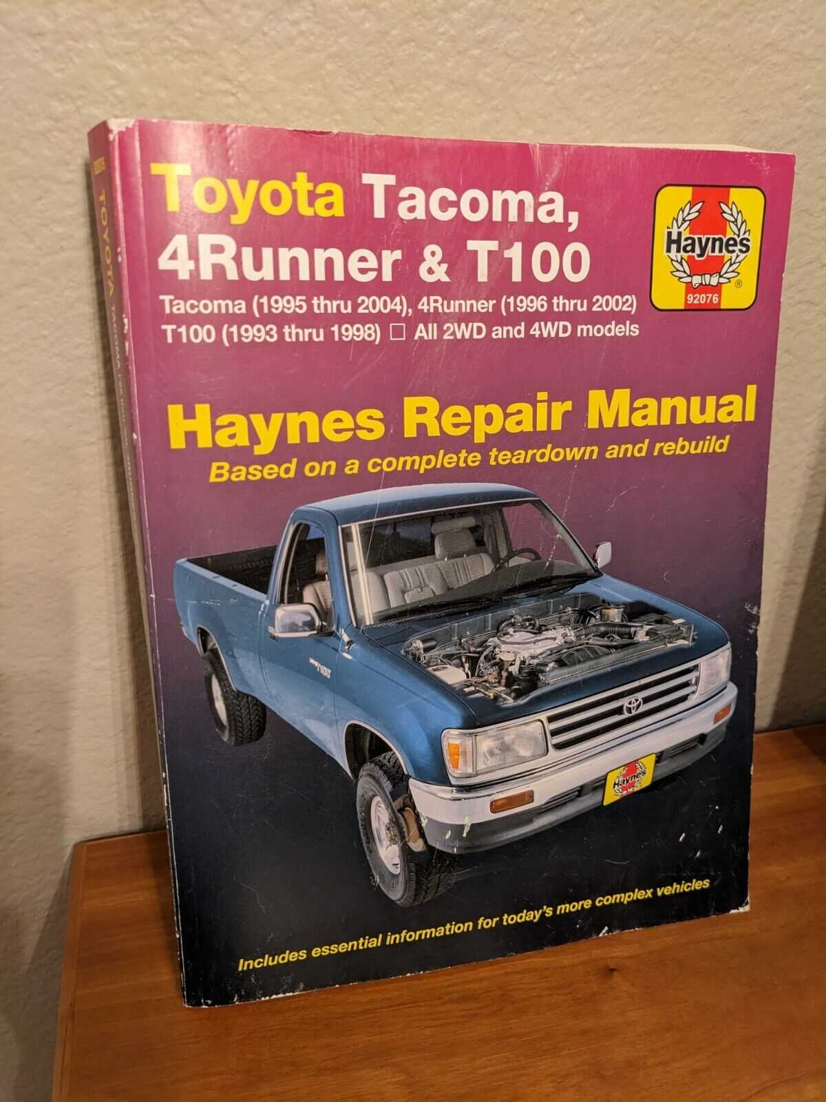 1998 toyota t100 repair manual