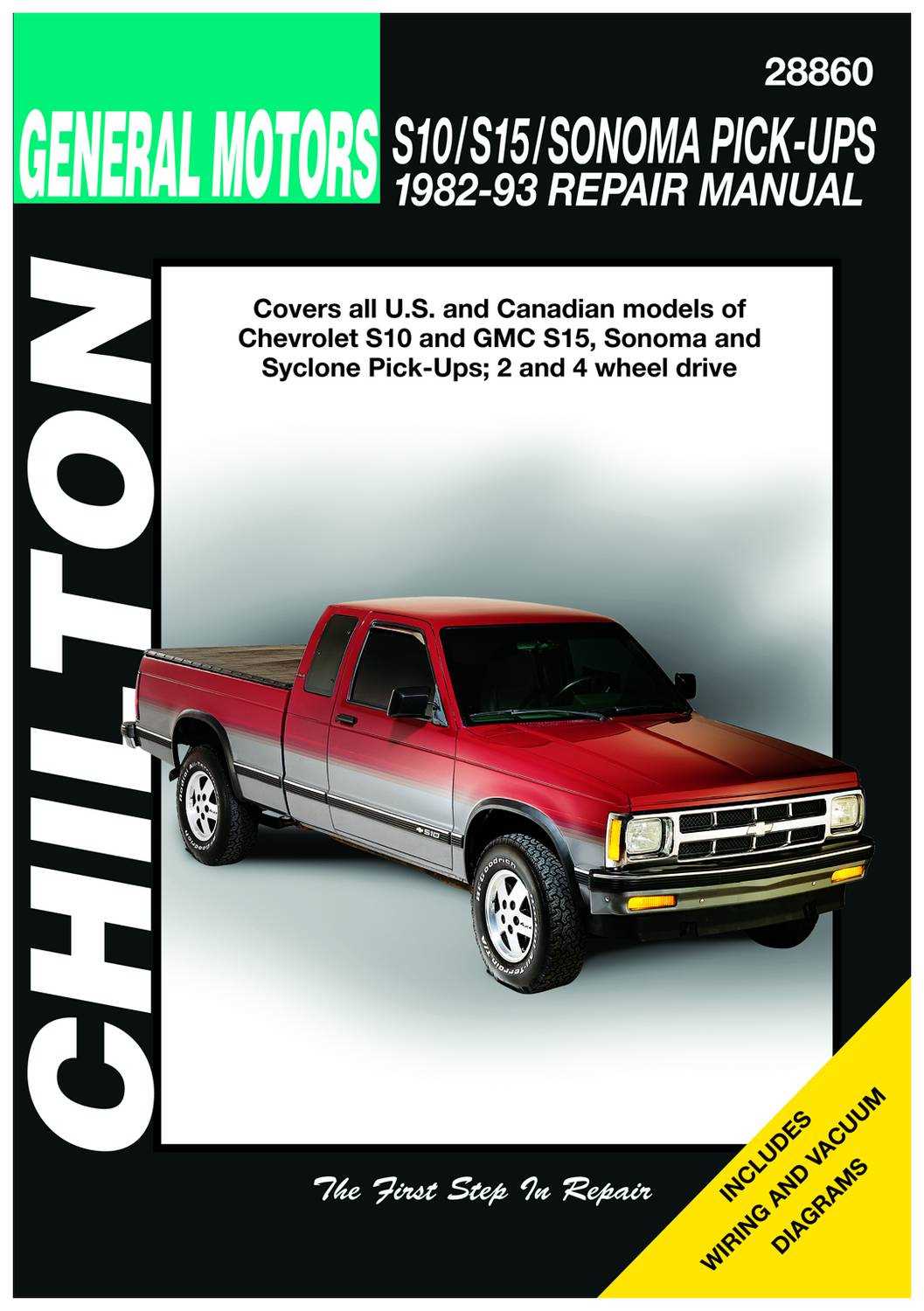 1998 chevrolet s10 repair manual