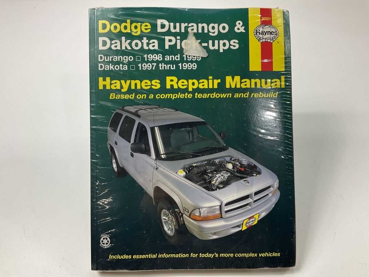 1998 dodge durango repair manual