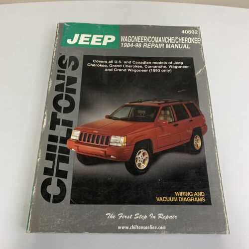 1998 jeep grand cherokee repair manual