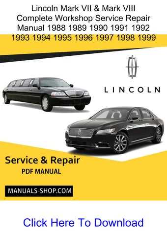 1998 lincoln mark viii repair manual