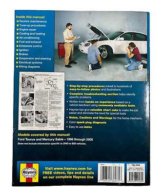 1998 mercury sable repair manual