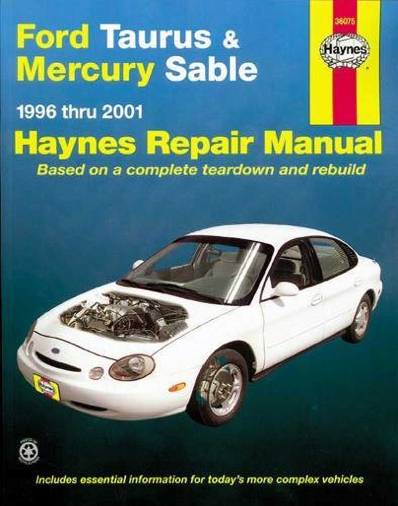 1998 mercury sable repair manual