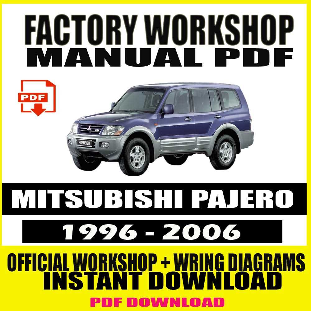 1998 mitsubishi montero repair manual