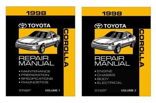 1998 toyota corolla repair manual