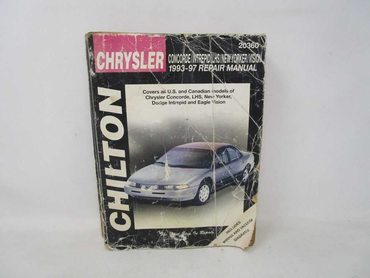 1999 chrysler concorde repair manual