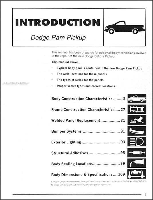 1999 dodge ram 1500 repair manual