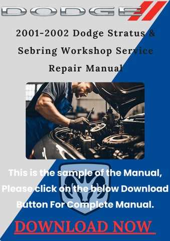 1999 dodge stratus repair manual