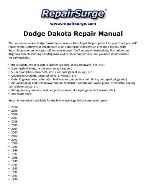 1999 dodge stratus repair manual