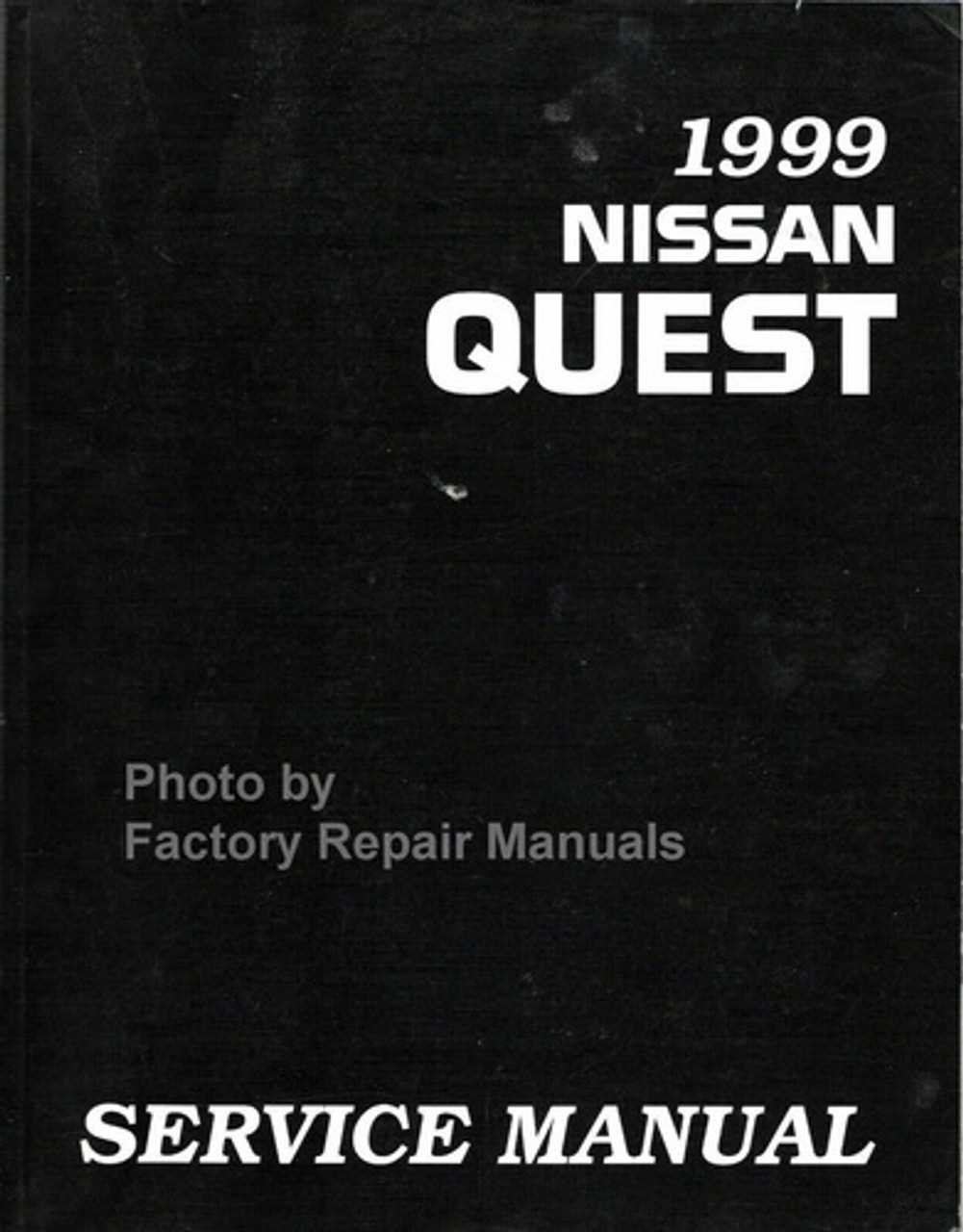 1999 nissan quest repair manual