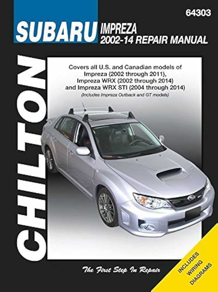 1999 subaru impreza repair manual