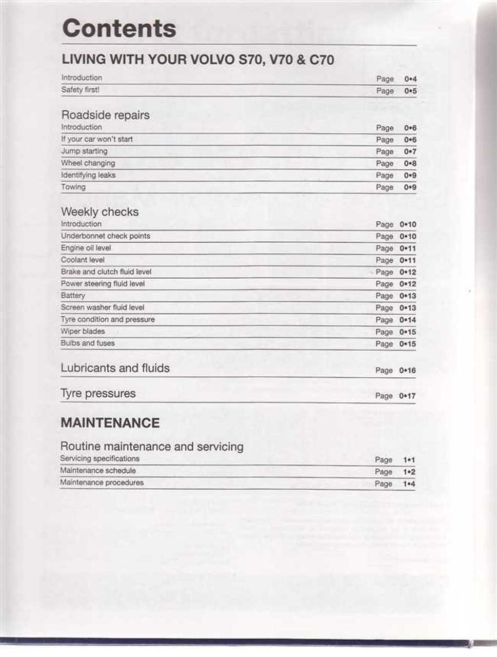 1999 volvo v70 repair manual