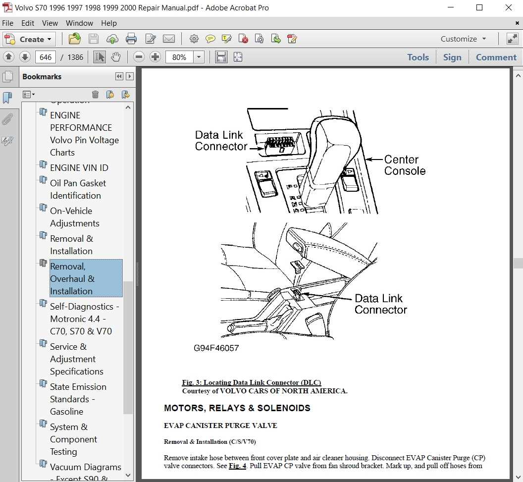 1999 volvo v70 repair manual