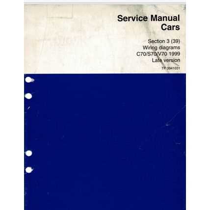 1999 volvo v70 repair manual