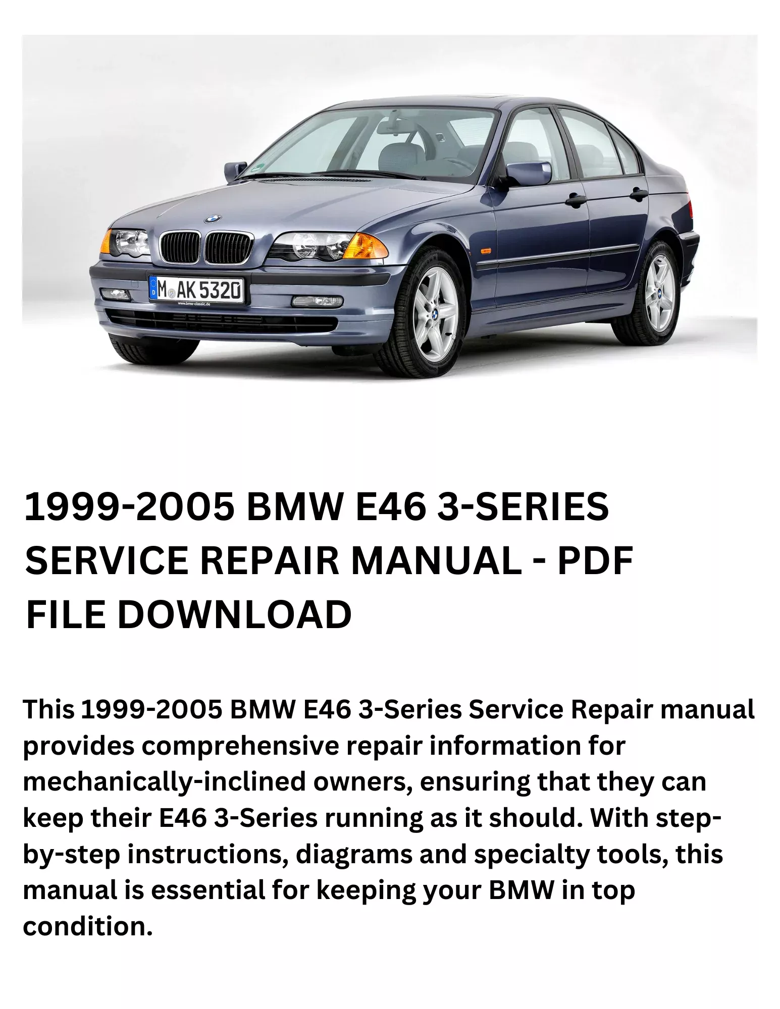 1999 bmw 328i repair manual