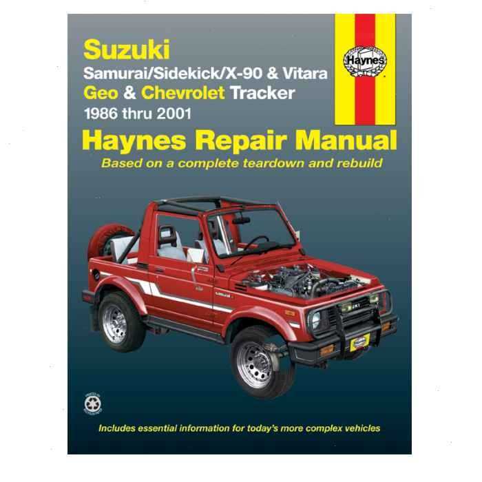 1999 chevy tracker repair manual