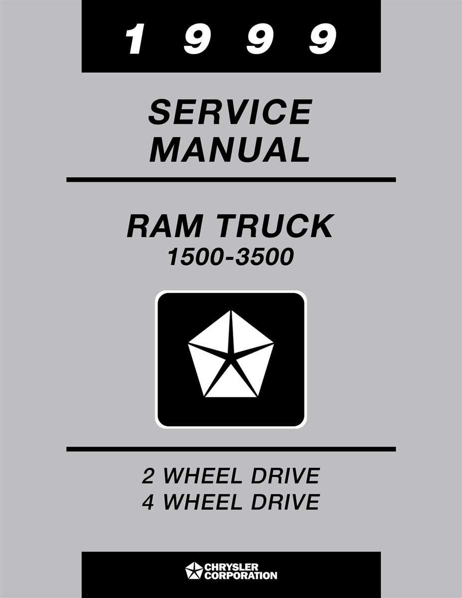 1999 dodge ram repair manual