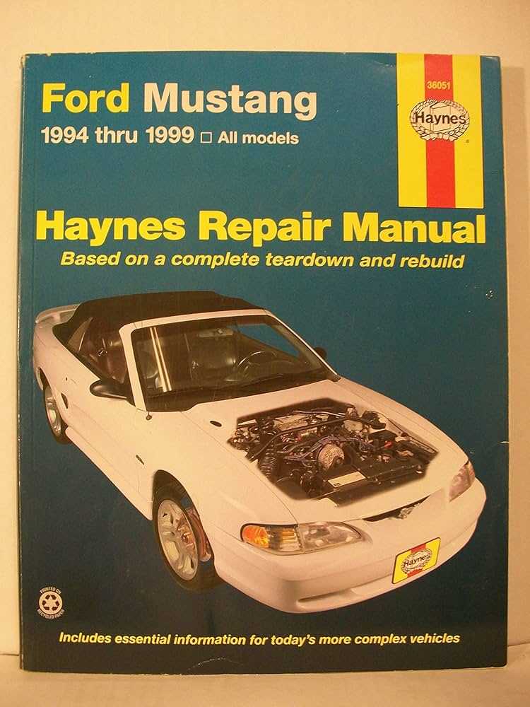 1999 ford mustang repair manual