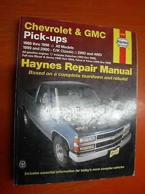 1999 gmc suburban repair manual