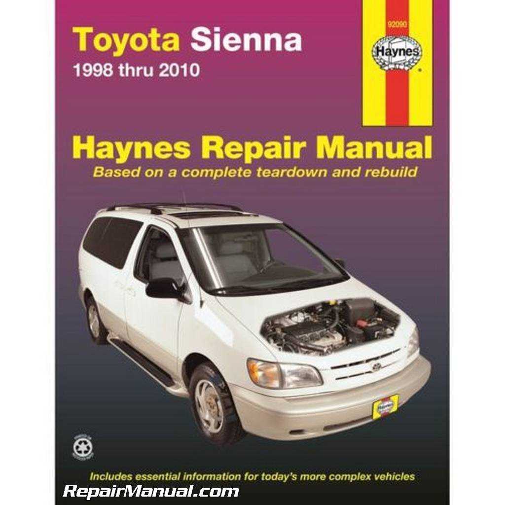 1999 toyota sienna repair manual