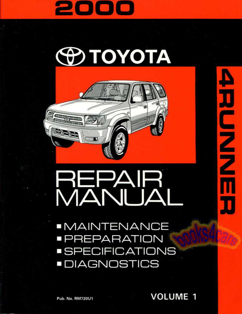 2000 4runner repair manual