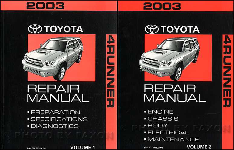 2000 4runner repair manual