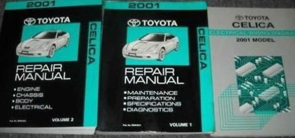 2000 celica repair manual