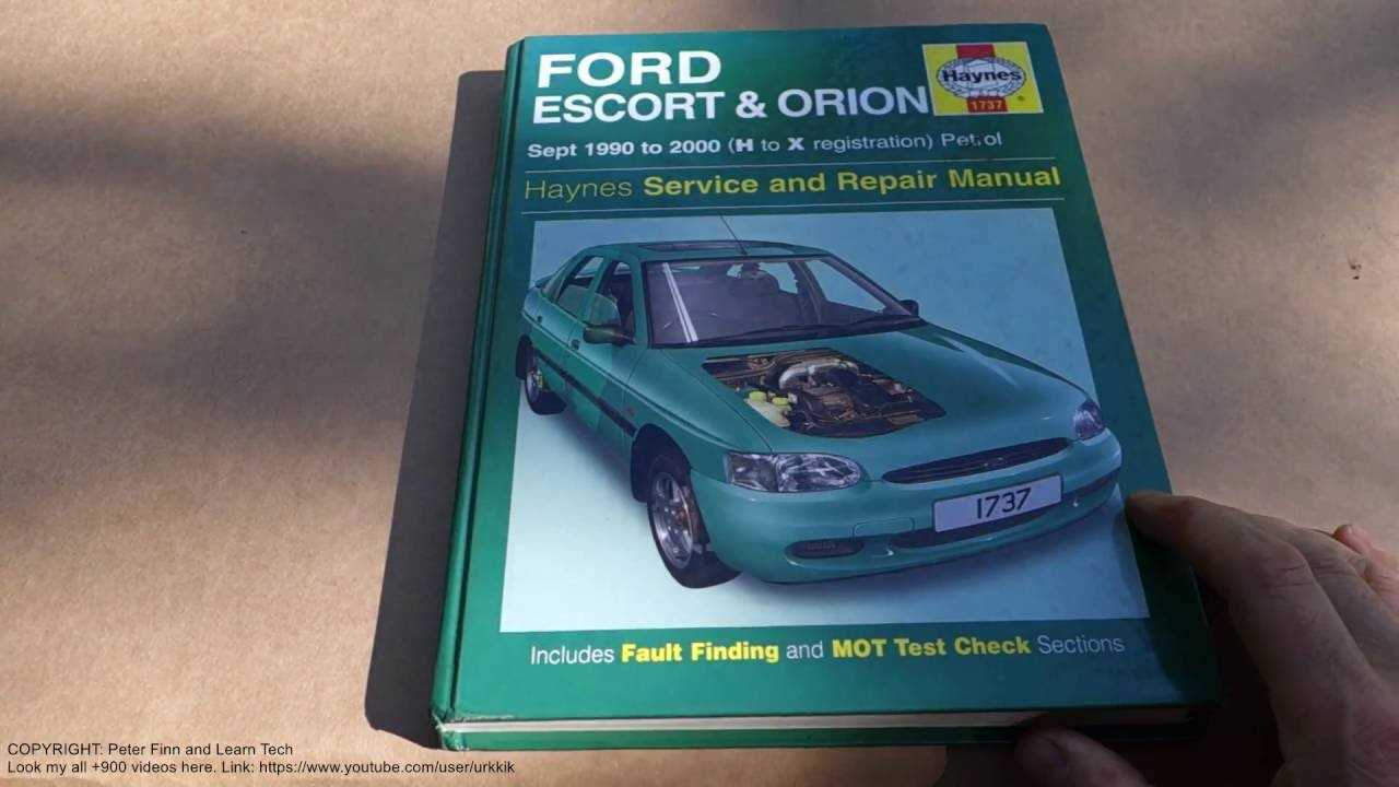 2000 ford escort zx2 repair manual