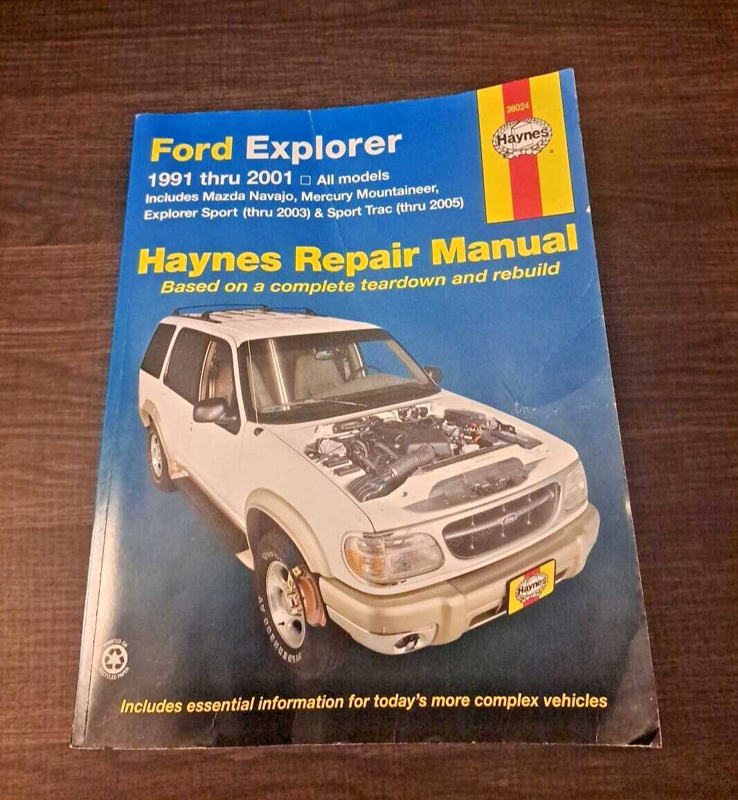 2000 ford explorer repair manual