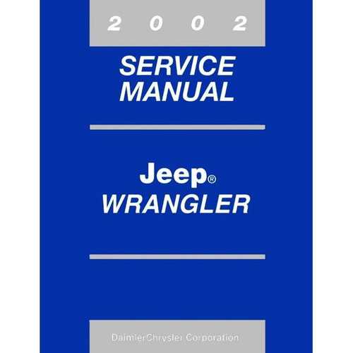 2000 jeep repair manual