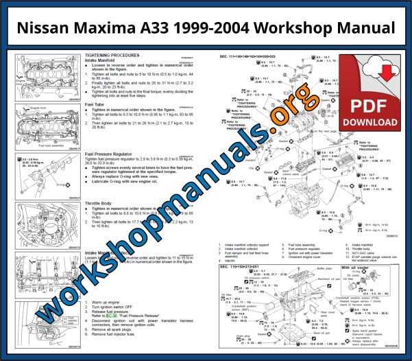 2000 maxima repair manual