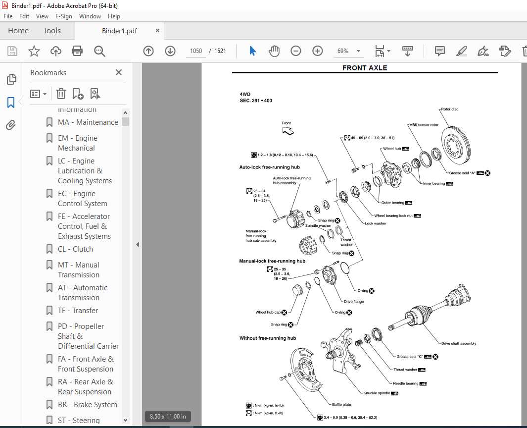 2000 nissan frontier repair manual