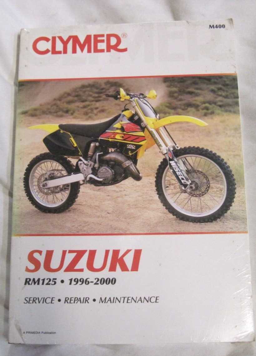 2000 suzuki rm 125 repair manual