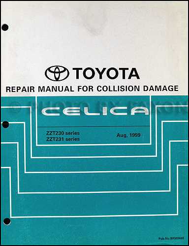 2000 toyota celica gt repair manual