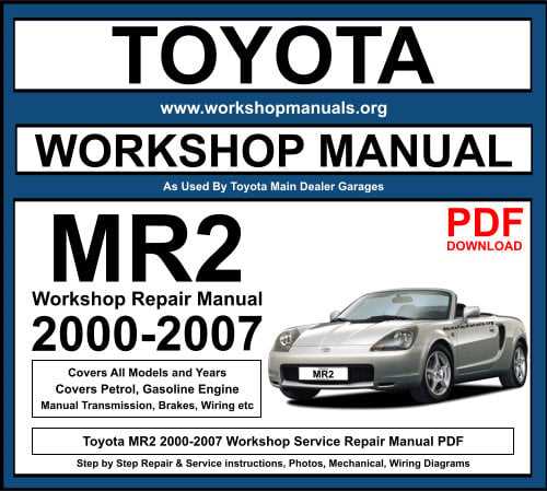 2000 toyota sienna repair manual