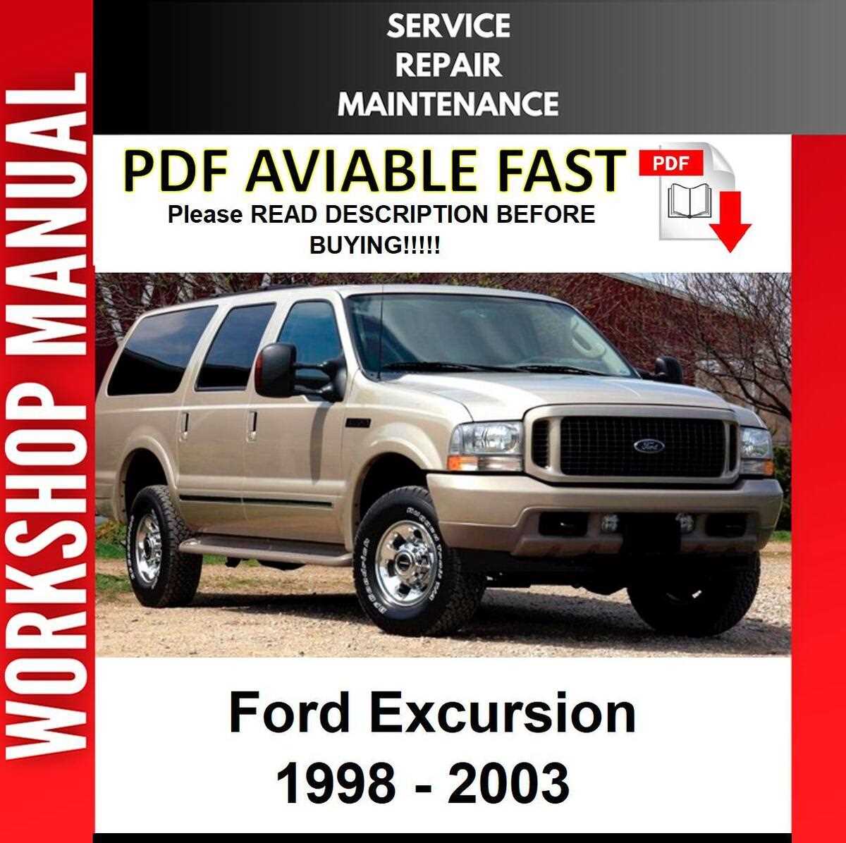 2000 ford excursion repair manual