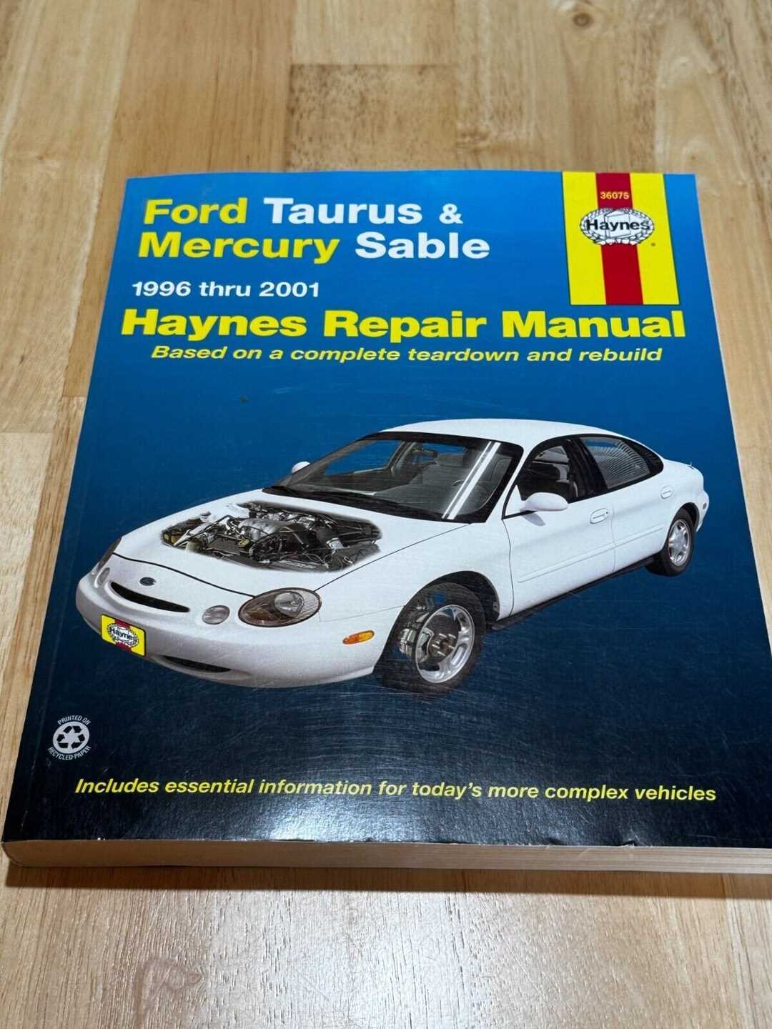 2000 mercury sable repair manual