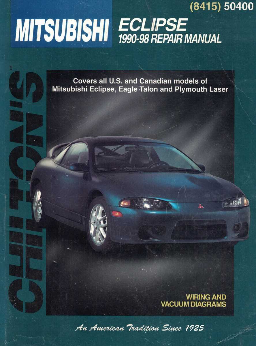 2000 mitsubishi eclipse gt repair manual