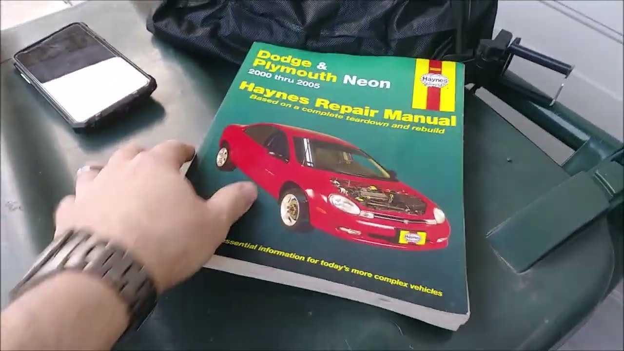 2000 plymouth neon repair manual